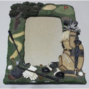Photo Frame Picture 3D Golf Holds 3 1/2 x 5 inches Home Décor